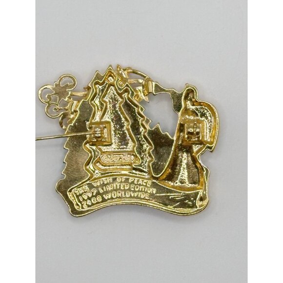 Berebi The Wish Of Peace 1997‎ Christmas Pin/brooch - Picture 2 of 2